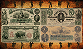 Gambar tersebut menggambarkan Undang-Undang Mata Uang tahun 1792, yang menetapkan dolar AS sebagai mata uang resmi negara.